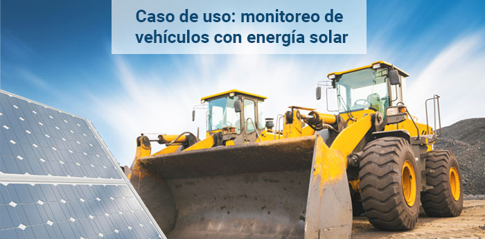 Caso de uso: monitoreo de vehículos con energía solar